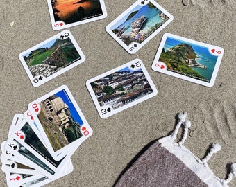 Deck of cards- Vibrant pictures of Albanian landscapes