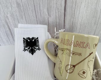Albania Mug and Socks Gift
