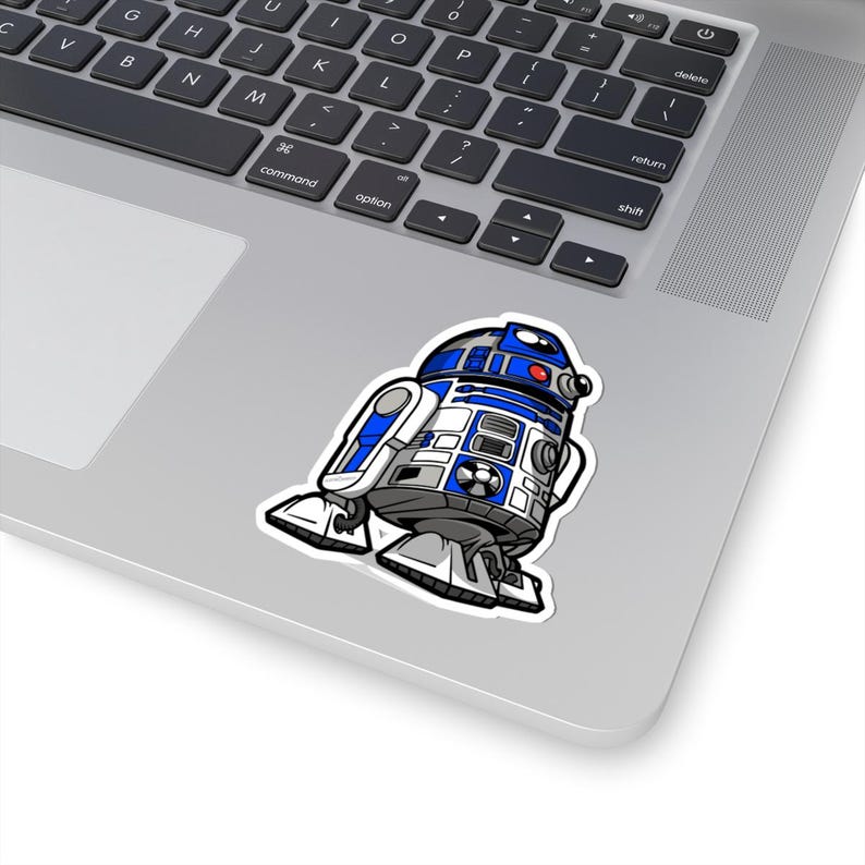 R2 Sticker R2-D2 Droid Star Wars Inspired Vinyl Sticker | Hand-drawn Art ...