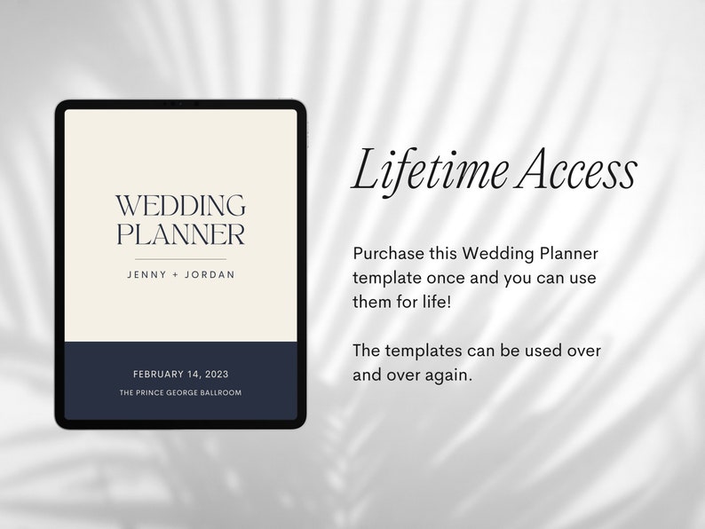 Digital Wedding Planner ,Printable Wedding Planner, Editable Wedding Planner, Canva Editable Wedding Planner, 90+ Pages image 10