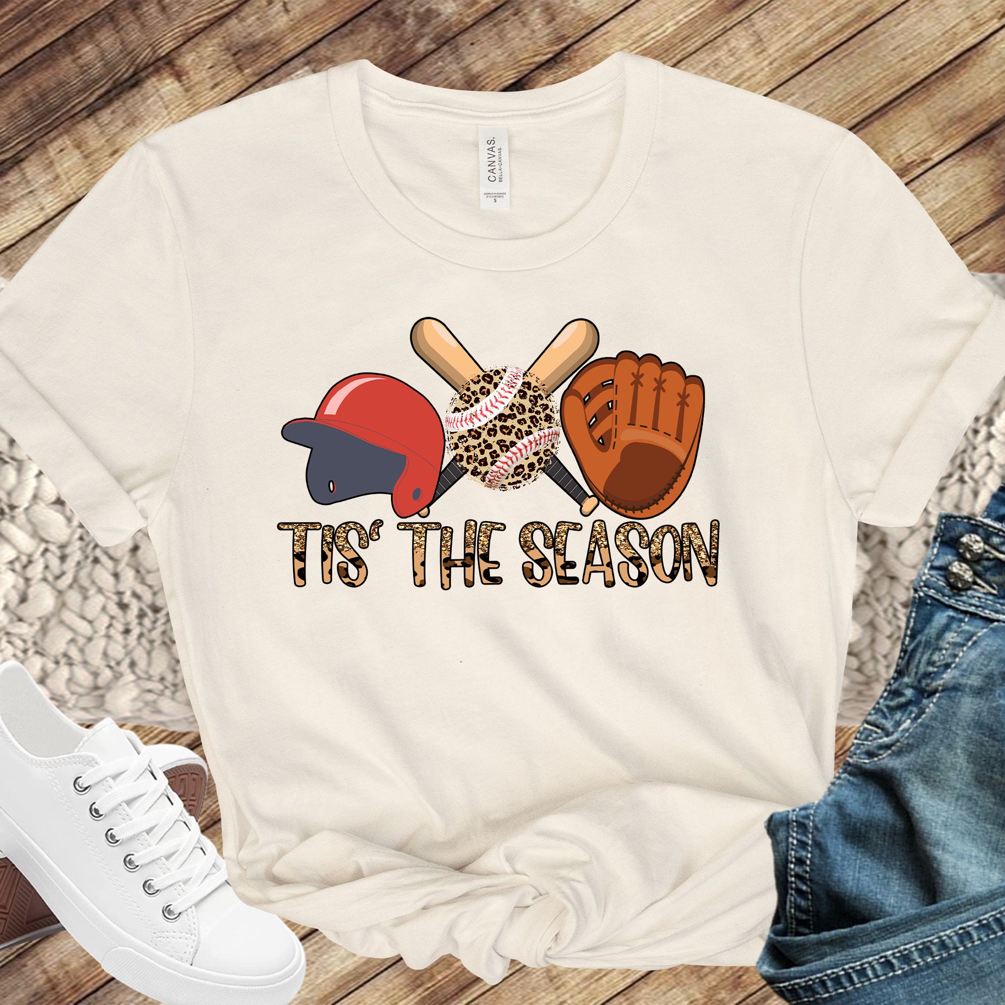 Discover Tis The Season T-shirt, Baseball Player T-Shirt