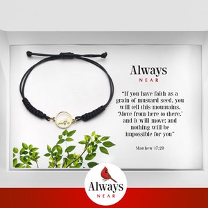 Move Mountain Bracelet: Mustard Seed Faith Gift