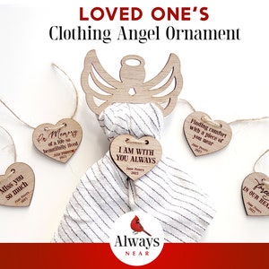 Memorial Angel Ornament: Clothing Keepsake, Sympathy Gift