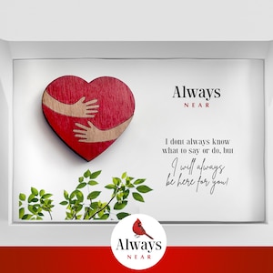 Knuffel Hart Token - Sympathie Gift, Remembrance, Familie Verlies, Sympathie Gift, Verdriet, Pocket Token, Angelversary, Condoleance gift,