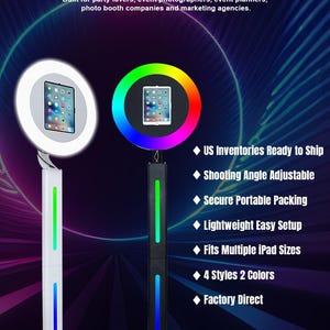 IPad Photo Booth ANY SIZE, Free Flight Case, PLUS Free Shipping!