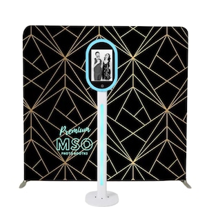 Photo Booth Magic Mirror with Touch Screen and Mini PC, Led Selfie Ring Light Photobooth, Modern Photo Booth, Party And Events Photo Machine