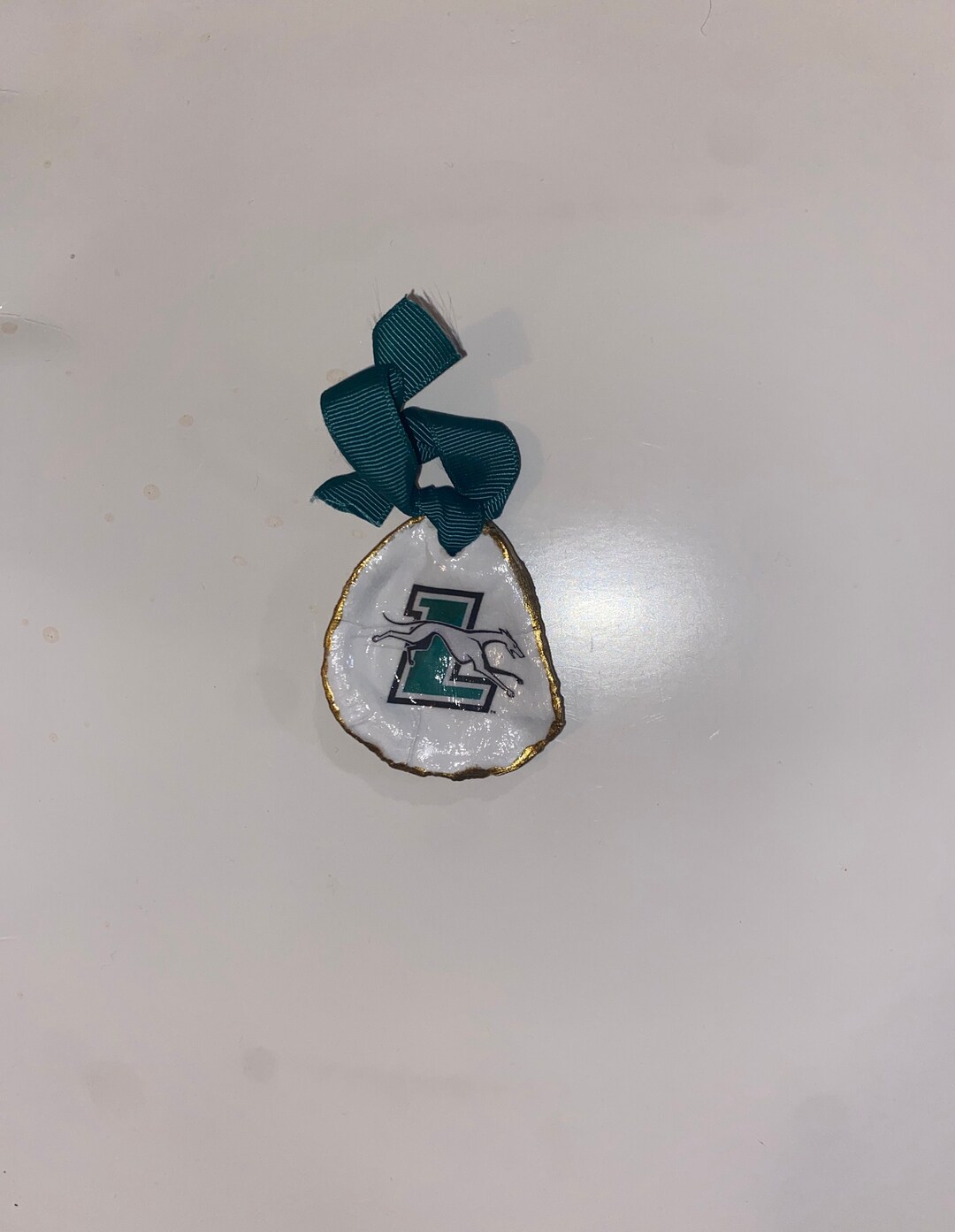 Loyola University MD l With Greyhound Oyster Shell Hand Crafted ...