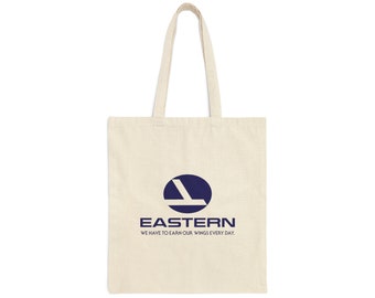 Bolsa de tela de Eastern Airlines / Bolsa de lona de aerolínea / Bolsa de tela de aviación / Eastern Airlines / Bolsa de tela retro / Bolsa de viaje vintage / Bolsa de tela