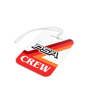 Pacific Southwest Airlines / Crew Luggage Tag / Bag Tag / Travel Tag