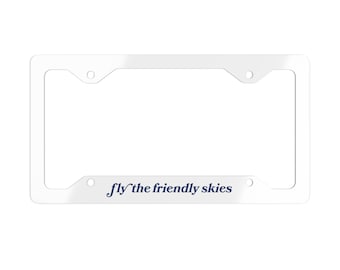 United Airlines / Matrícula retro / Marco de matrícula retro / Aerolínea vintage / Regalos para pilotos / Objetos de colección de aerolíneas / Aviación vintage