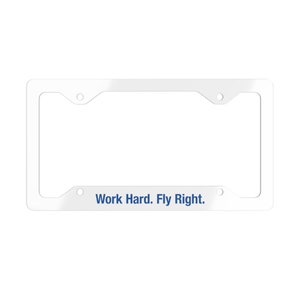 Continental Airlines / Retro License Plate / Retro License Plate Frame / Vintage Airline / Pilot Gifts / Airline Collectibles / Aviation