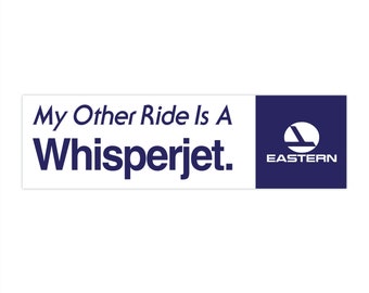 Pegatina para parachoques de aviación retro, Eastern Airlines, calcomanía vintage de los años 70, Boeing 727, aviación clásica, regalo de aviación vintage, pegatina genial