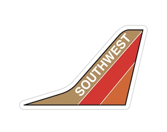 Southwest Airlines - Imágenes prediseñadas de Southwest Airlines - Aviación vintage - Pegatinas de aviones - Pegatinas de aerolíneas - Calcomanía de avión - Boeing