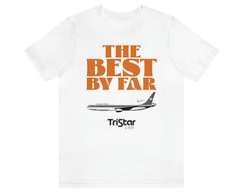 Camisa vintage L-1011 TriStar, regalo para piloto, L-1011 Tristar, aviación clásica, regalo de aviación vintage, camisa de piloto
