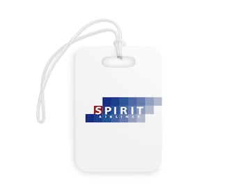 Spirit Airlines / Etiqueta de equipaje / Etiqueta de viaje / Etiqueta de equipaje de piloto / Auxiliar de vuelo / Regalo para piloto / Etiqueta de equipaje de aerolínea / Regalos para piloto