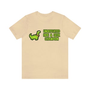 Loch Ness Monster | Hide and Seek | Nessy | Men&#39;s & Women&#39;s Short Sleeve Tee
