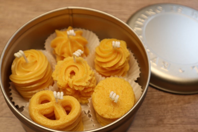 Butter Cookie Candle Food Candle Cookie Candle Soy Wax Candle Beeswax