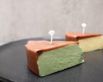 Crème Cheesecake Scented Candle – Rich Baked Cheese & Sweet Vanilla Aroma, Handmade Natural Wax, Cozy Home Décor or Gift