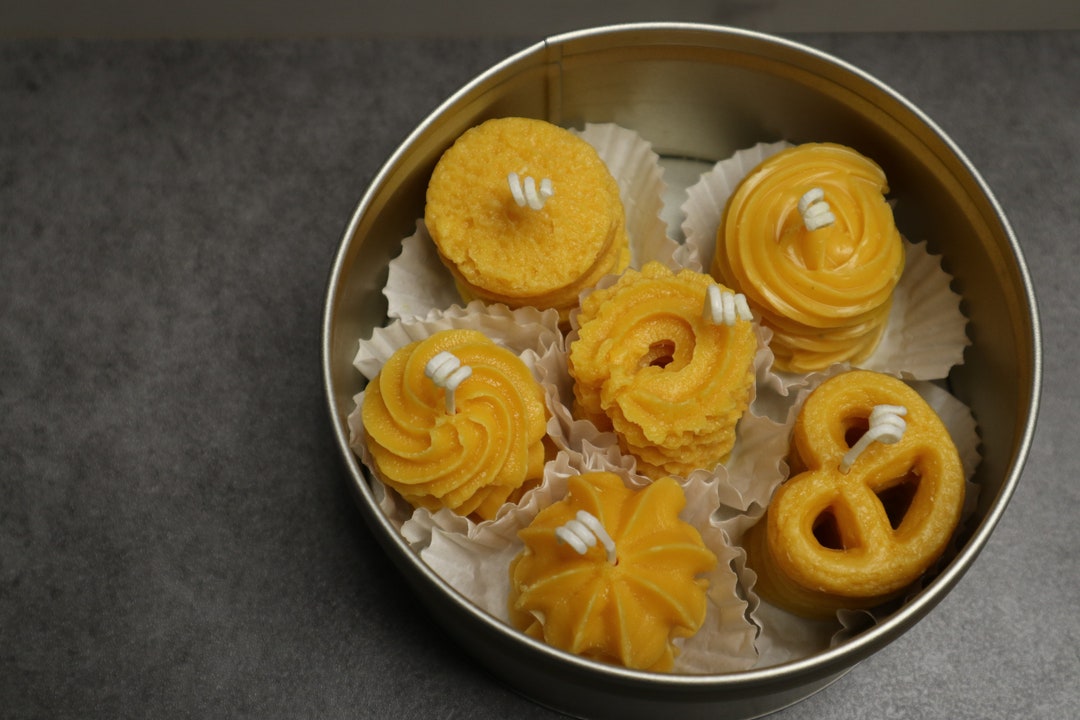 Butter Cookie Candle Food Candle Cookie Candle Soy Wax Candle Beeswax