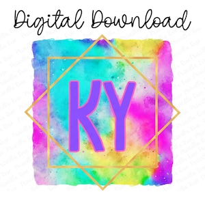 Kentucky KY PNG Digital Download