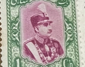Sellos raros antiguos de Reza Shah y Mohammad Reza Pahlavi