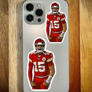 Patrick Mahomes Chiefs sticker waterproof, durable, custom