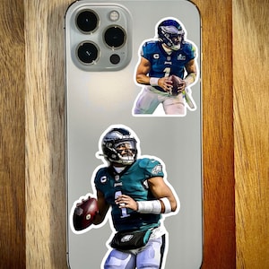 Jalen Hurts Philadelphia Eagles sticker waterproof, durable, custom