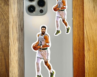 Tatum Sticker Jayson Tatum Mirror GOAT Glossy Sticker 3, Water Resistant Laptop and ...