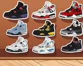 ＠NIKE AEROSPACE (JORDAN) ステッカーセット (1993) ナイキ マイケルジョーダン Aerospace TRADING STICKERS NIKE