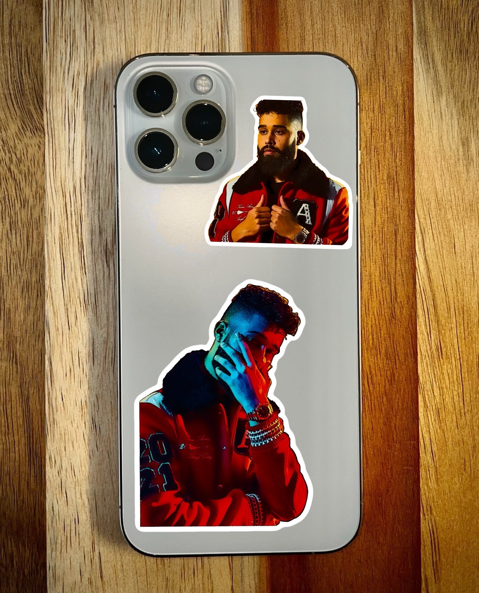AP Dhillon sticker pack waterproof, durable, custom, punjabi for laptop, water bottles
