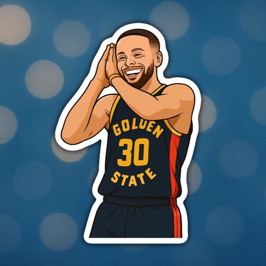 Stephen Curry Sticker Waterproof, Durable - Etsy