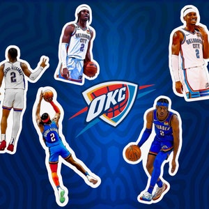 Shai Gilgeous-Alexander Sticker Pack waterproof, durable, for laptop, bottles, OKC, decals