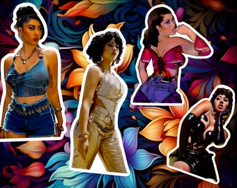 Sticker chanteur Kali Uchis imperméable, durable, personnalisé