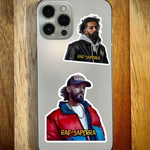 Raf Saperra waterproof, durable, custom sticker