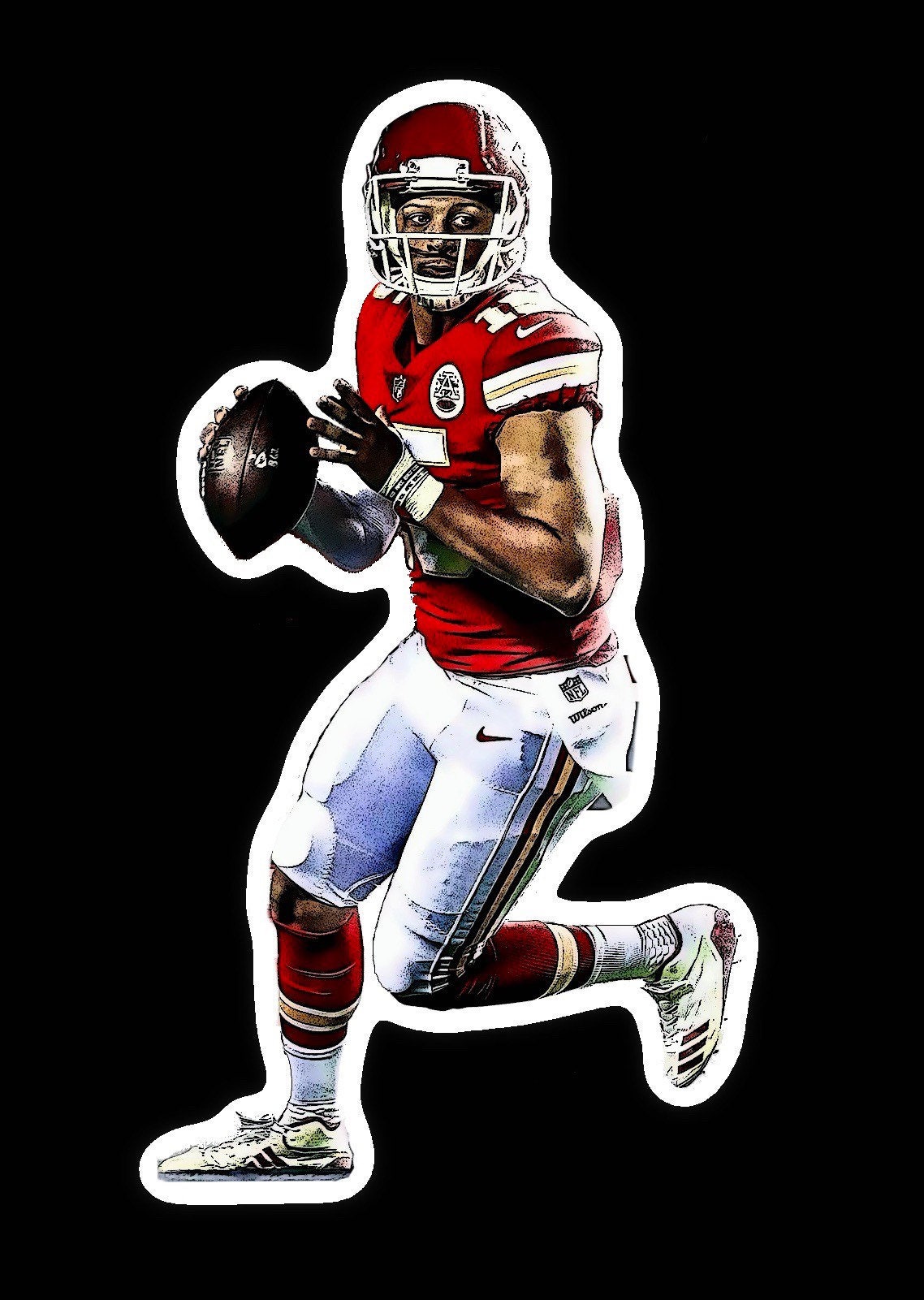 Patrick Mahomes Chiefs Sticker Waterproof, Durable, Custom - Etsy