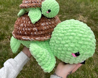 Jumbo Crochet Turtle