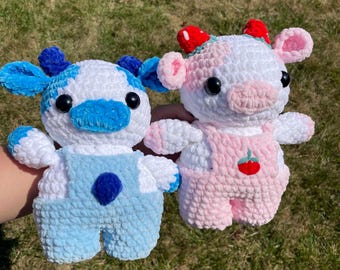 Crochet Fuit Cow Plushies