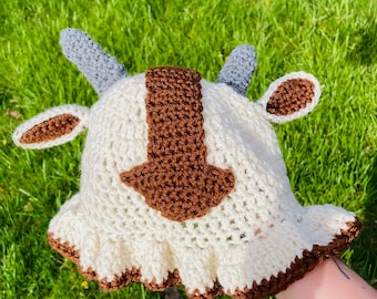 Appa Avatar Fischerhut gehäkelt