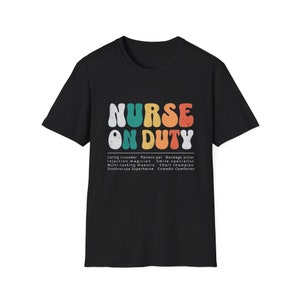 Nurse on duty T-Shirt | Gift nurse shirt | Passionate nurse t-shirt | Fun nurse shirt | Heartbeat Hero Tee for Healthcare Professionals