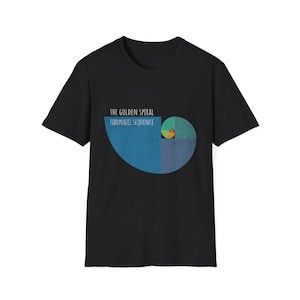 Fibonacci Sequence T-Shirt: Golden Ratio Sacred Geometry Tee