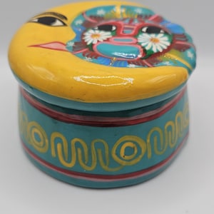 joyero de cerámica vintage