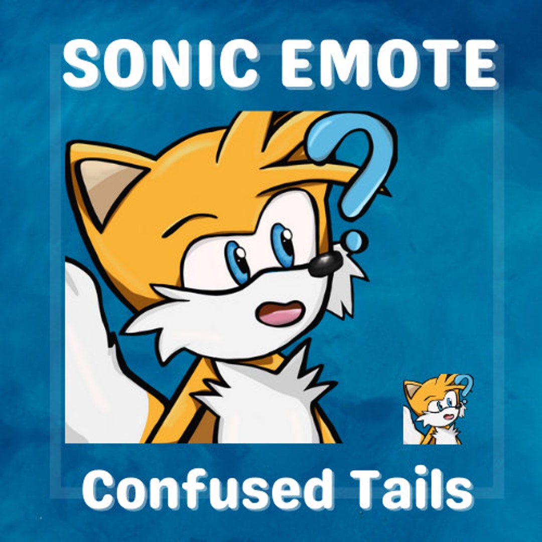 Sonic Confused Tails Twitch Emote - Etsy Hong Kong