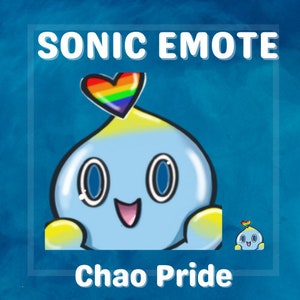 Sonic Chao Pride Twitch Emote