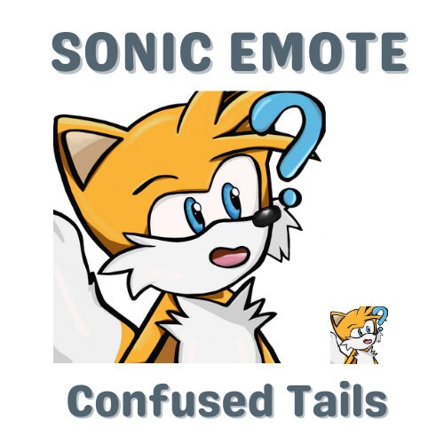 Sonic Confused Tails Twitch Emote - Etsy Ireland