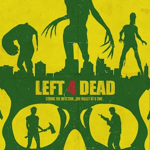 Left 4 Dead Skull Print/Poster - A3 - Digital Download