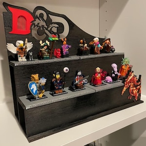Lego Minifig display, Lego Dungeons and dragons, D&D, Minifig, Lego Display, Dungeon, Dragon. ** Minifigs NOT included