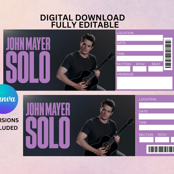 John Mayer - Etsy