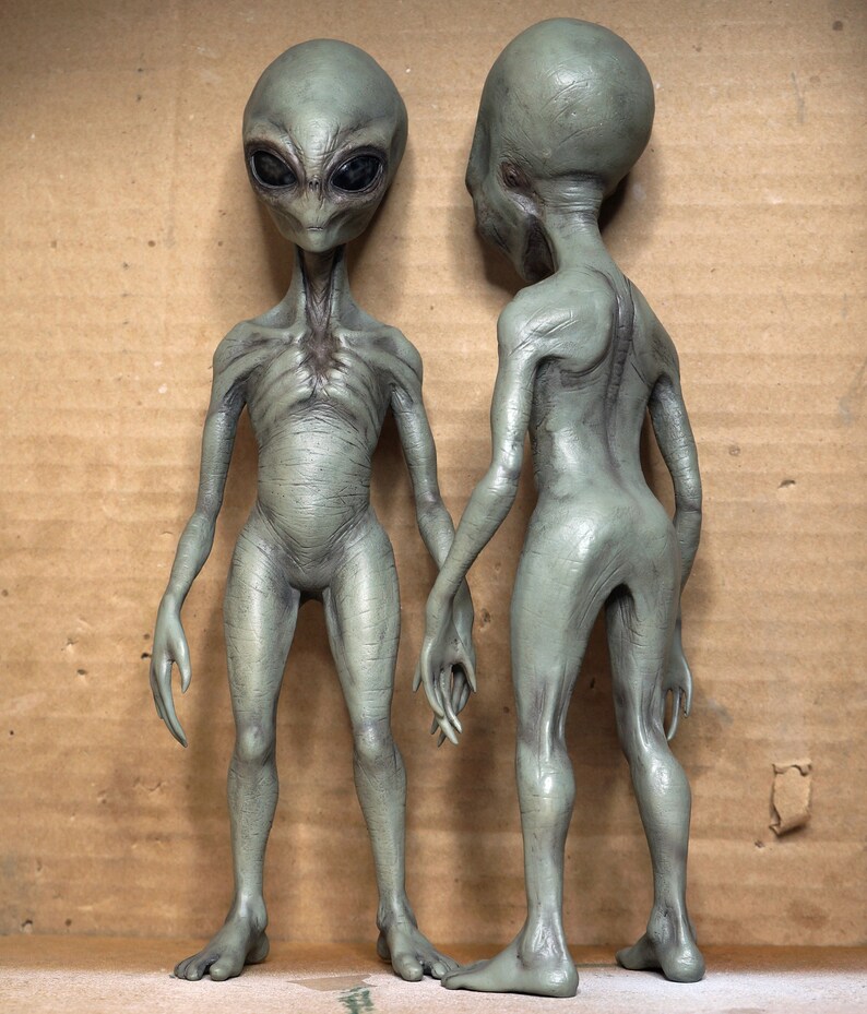 Large Alien Figure BIG 1/6 Grey Alien Figure Roswell Area 51 S4 UFO Pilot Model - Etsy