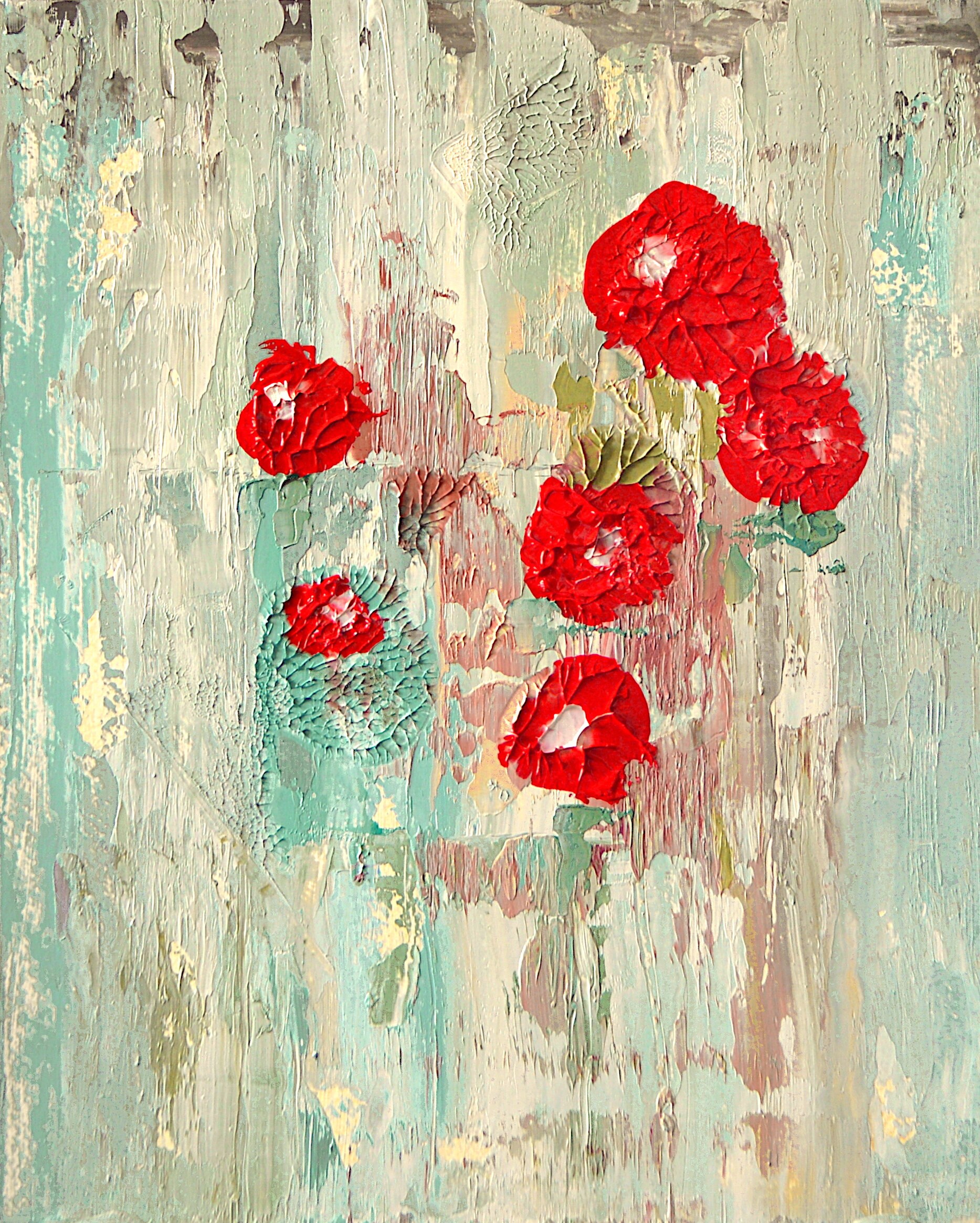 8x10 Unframed Contemporary Oil Painting on Arches Cotton Paper