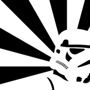Plantilla de soldado de asalto de Star Wars para Cricut Svg de trazador